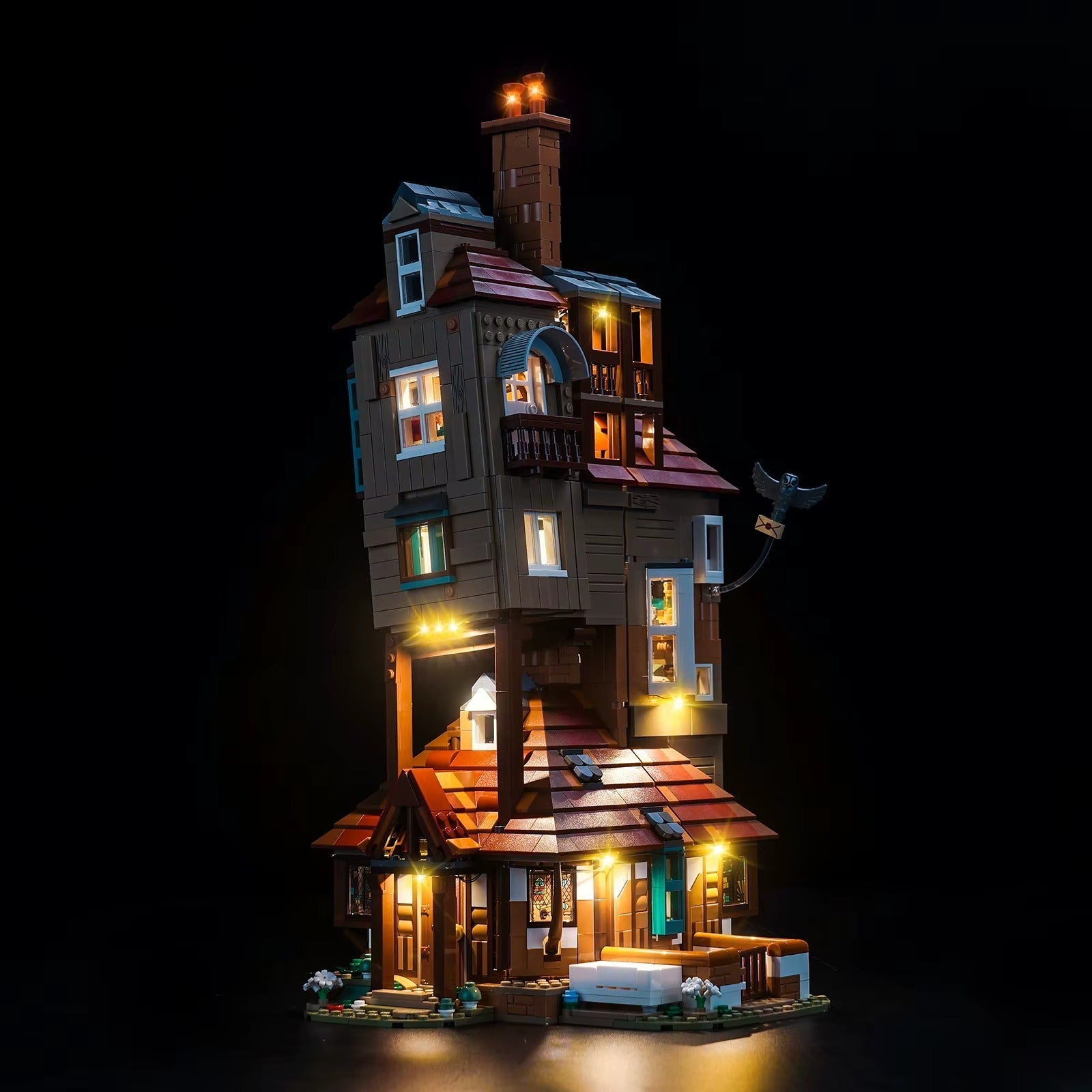 The Burrow Collectors' Edition 76437 LED Light Kit – Building Block Lighting | Power Brickz™