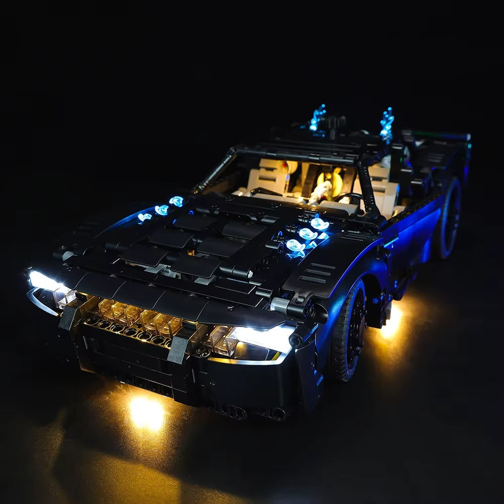 The Batman - Batmobile 42127 LED Light Kit – Building Block Lighting | Power Brickz™