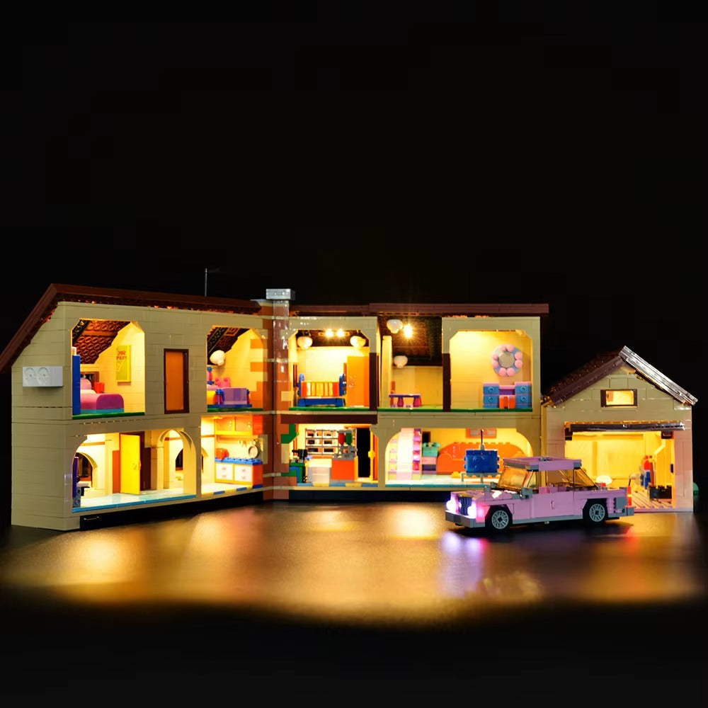 The Simpsons House 71006 LED Light Kit – Building Block Lighting | Power Brickz™