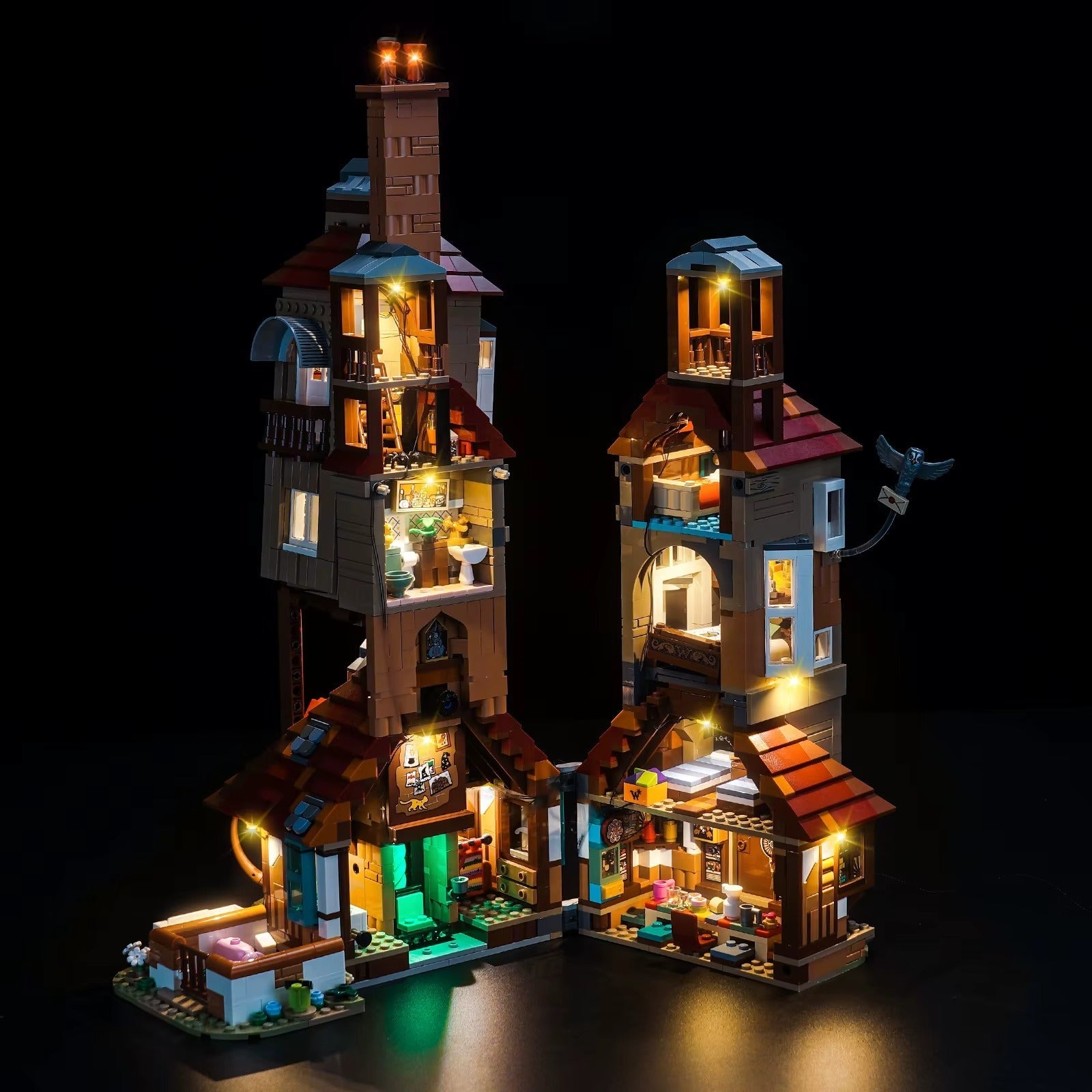 The Burrow Collectors' Edition 76437 LED Light Kit – Building Block Lighting | Power Brickz™