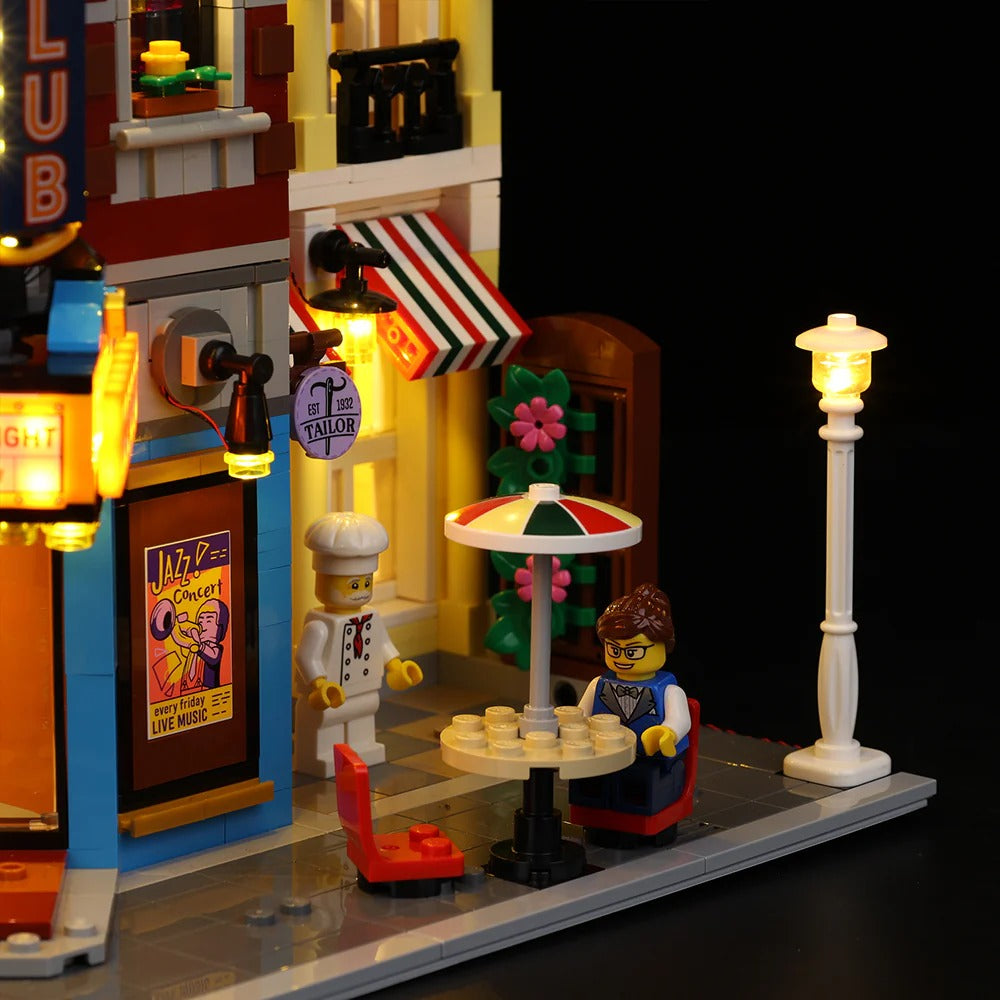 Jazz Club 10312 LED Light Kit – Building Block Lighting | Power Brickz™