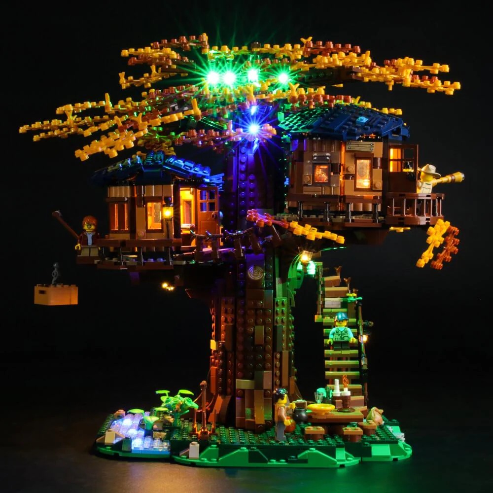 Tree House 21318 LED Light Kit – Building Block Lighting | Power Brickz™