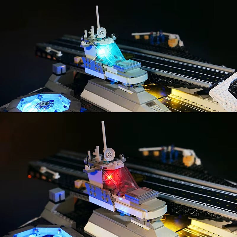 The SHIELD Helicarrier 76042 LED Light Kit – Building Block Lighting | Power Brickz™