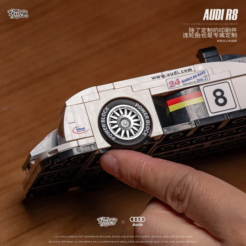 Le Mans Prototype V8 Racer - Building Blocks Set | Power Brickz