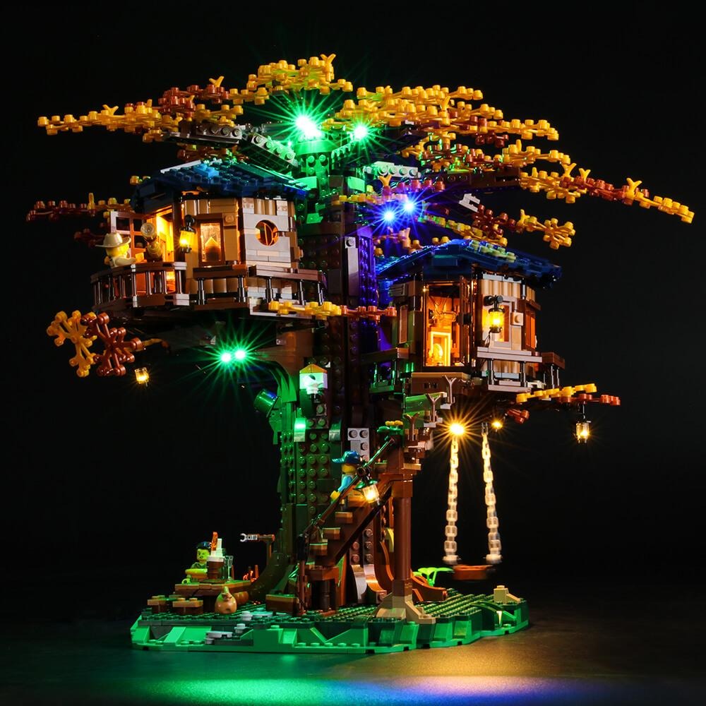 Tree House 21318 LED Light Kit – Building Block Lighting | Power Brickz™