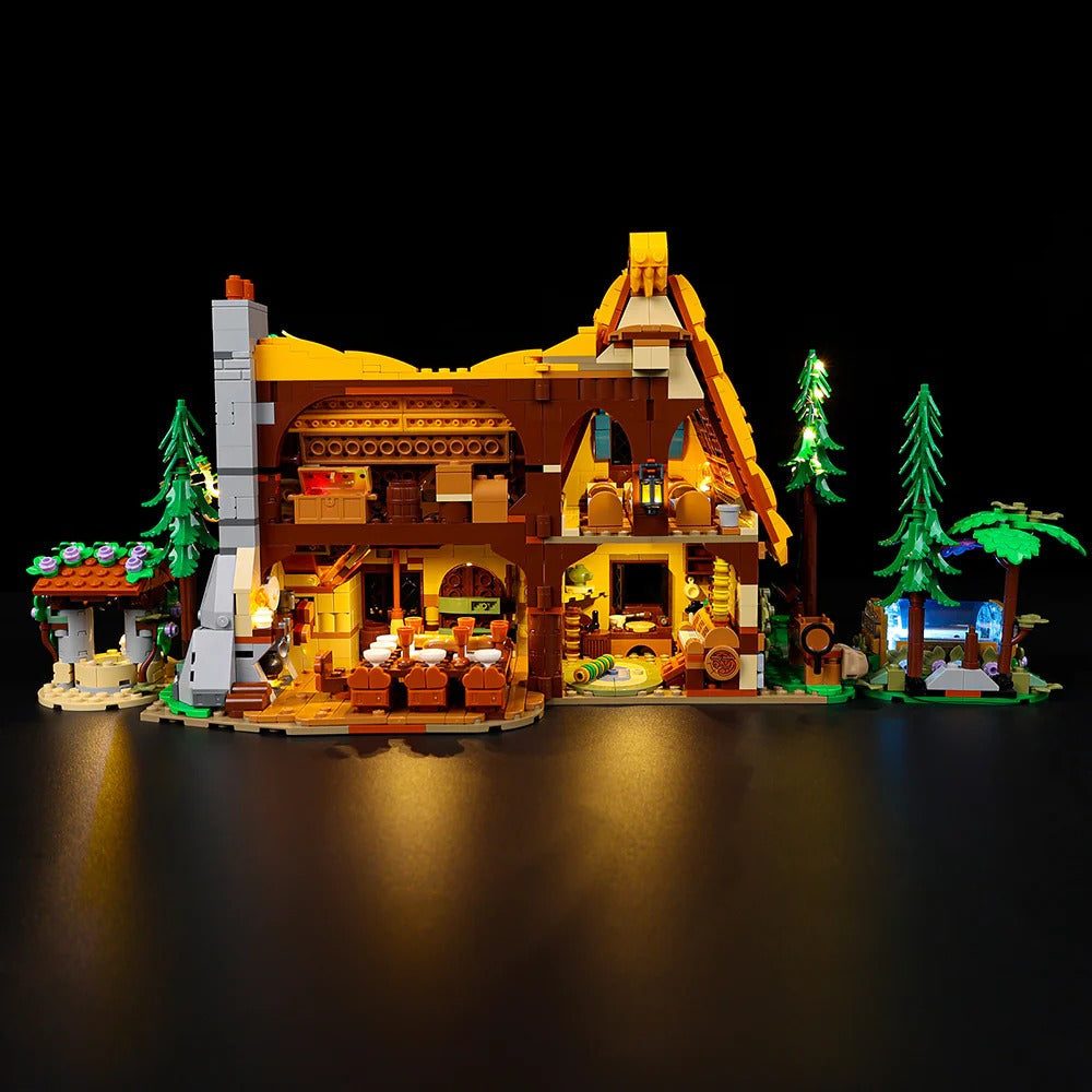Snow White And The Seven Dwarfs' Cottage 43242 LED Light Kit – Building Block Lighting | Power Brickz™