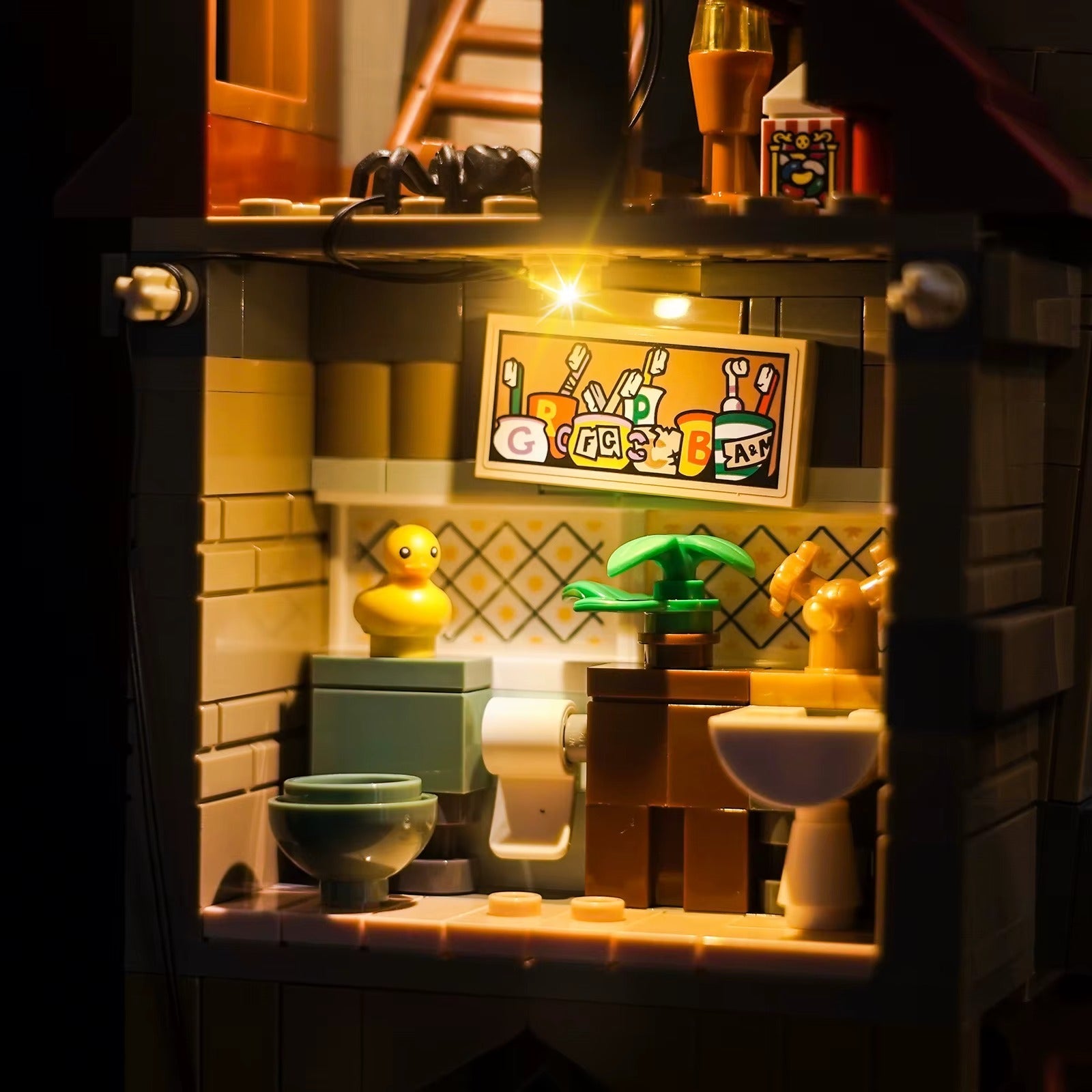 The Burrow Collectors' Edition 76437 LED Light Kit – Building Block Lighting | Power Brickz™