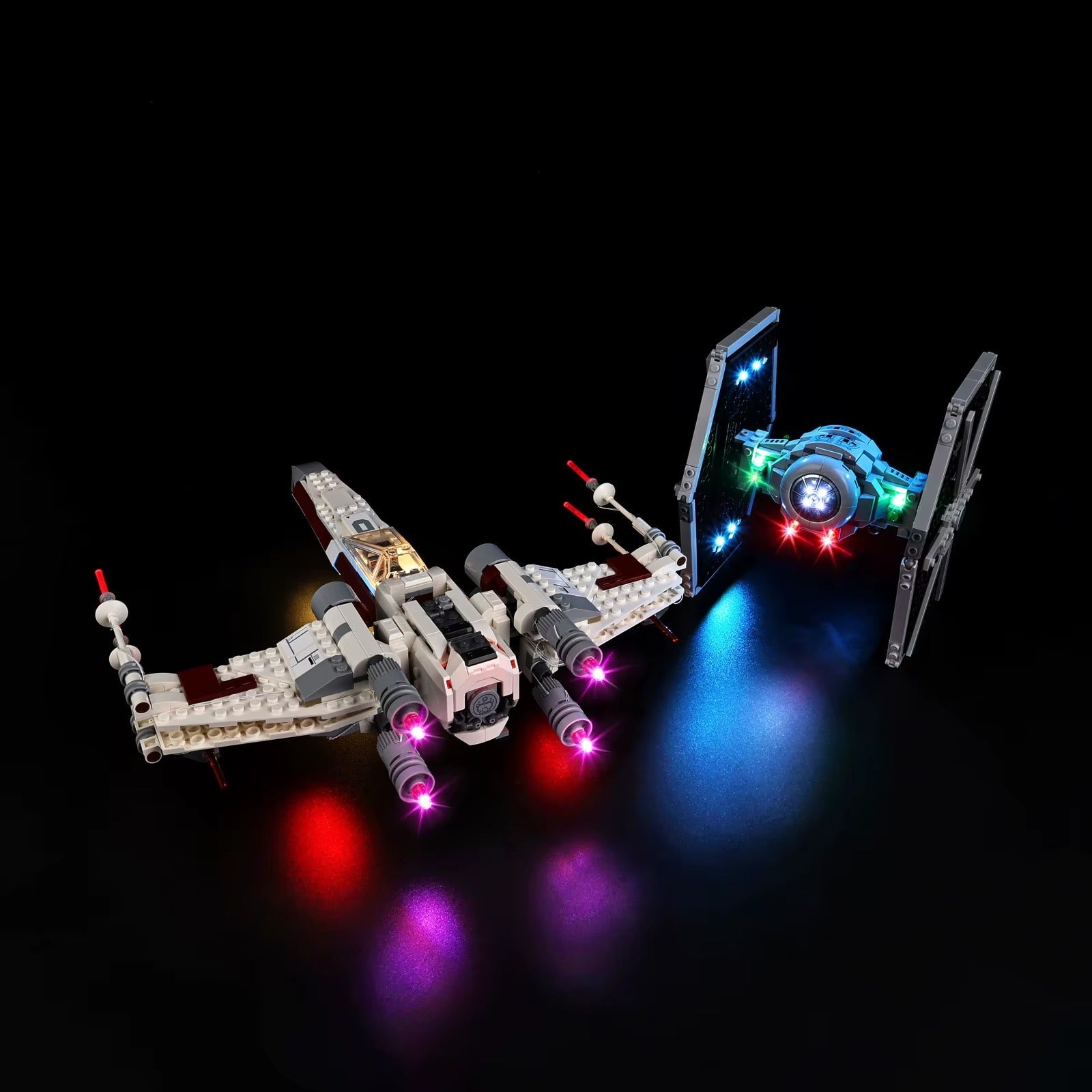 TIE Fighter & X-Wing Mash-Up 75393 LED Light Kit – Building Block Lighting | Power Brickz™
