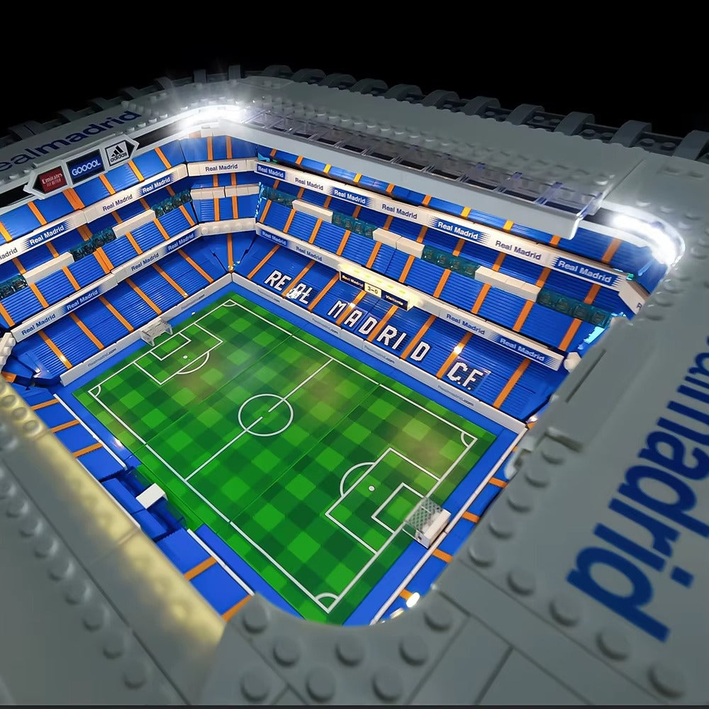 Real Madrid Santiago Bernabéu Stadium 10299 LED Light Kit – Building Block Lighting | Power Brickz™