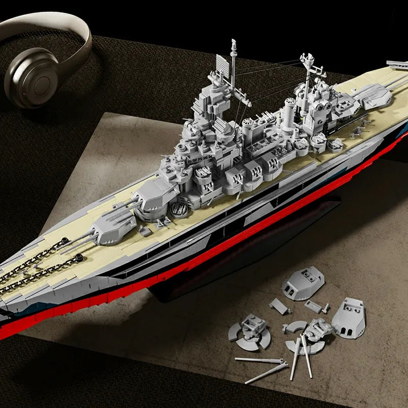 USS Colorado Military made from Building Blocks Kit