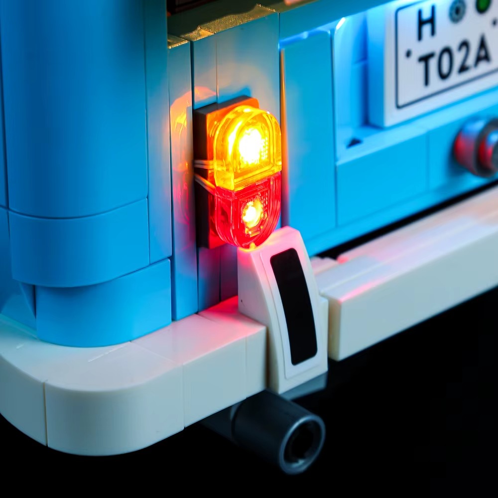 Volkswagen T2 Camper Van 10279 LED Light Kit – Building Block Lighting | Power Brickz™