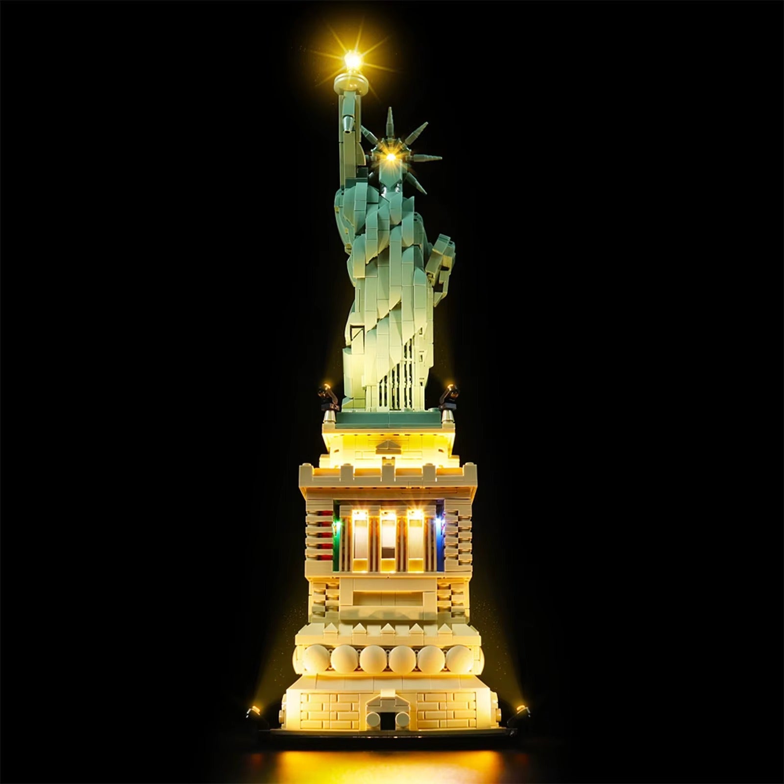 Statue Of Liberty 21042 LED Light Kit – Building Block Lighting | Power Brickz™