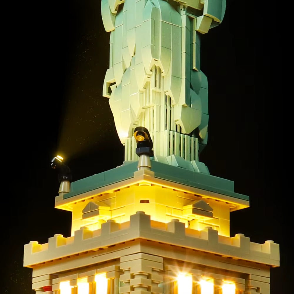 Statue Of Liberty 21042 LED Light Kit – Building Block Lighting | Power Brickz™