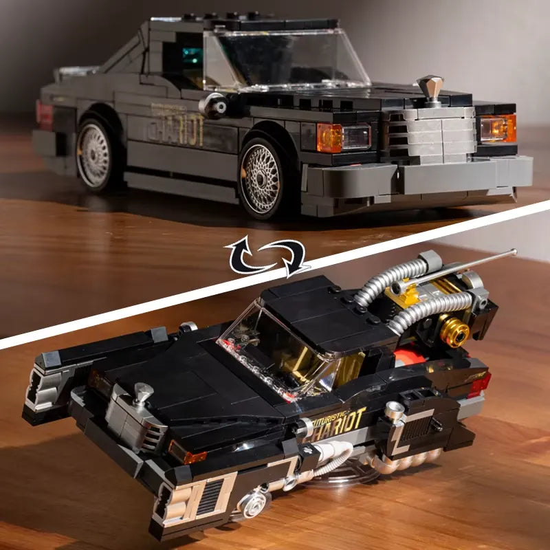 Futuristic Chariot – brick-built display model made from building blocks