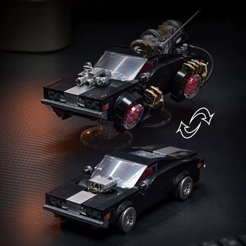 Shadow Sprinter – brick-built display model made from building blocks