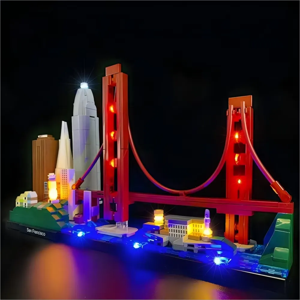 San Francisco 21043 LED Light Kit – Building Block Lighting | Power Brickz™