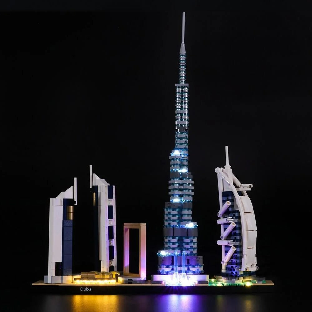 Dubai 21052 LED Light Kit – Building Block Lighting | Power Brickz™