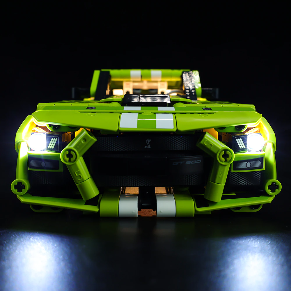 Ford Mustang Shelby GT500 42138 LED Light Kit – Building Block Lighting | Power Brickz™