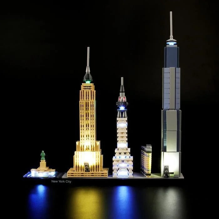 New York City 21028 LED Light Kit – Building Block Lighting | Power Brickz™