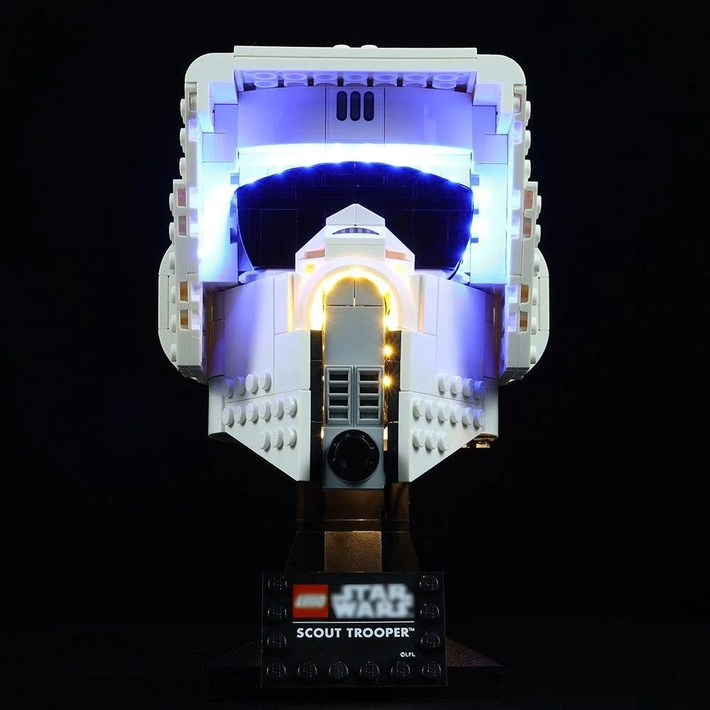 Scout Trooper Helmet 75305 LED Light Kit – Building Block Lighting | Power Brickz™