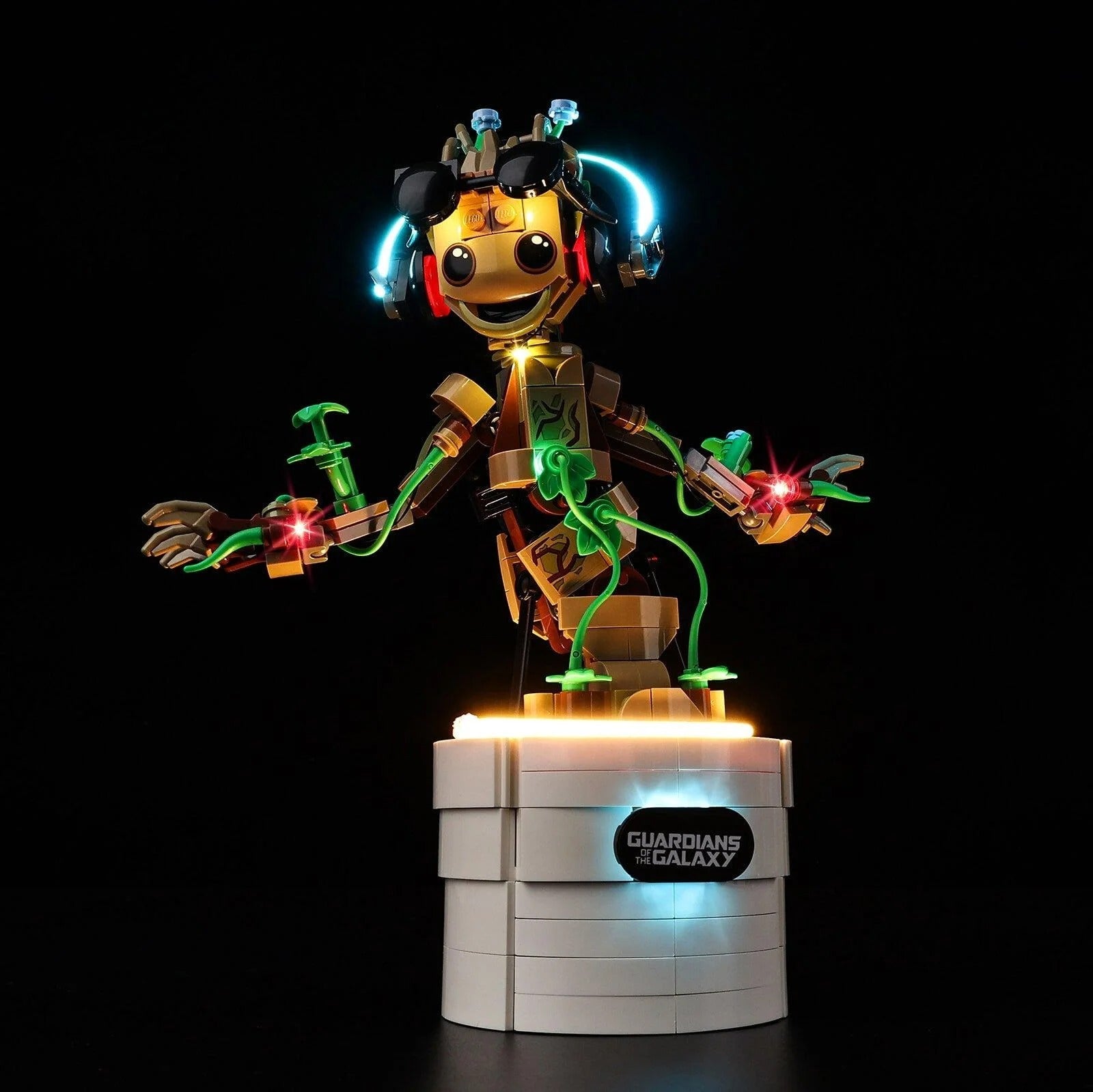 Dancing Groot 76297 LED Light Kit – Building Block Lighting | Power Brickz™