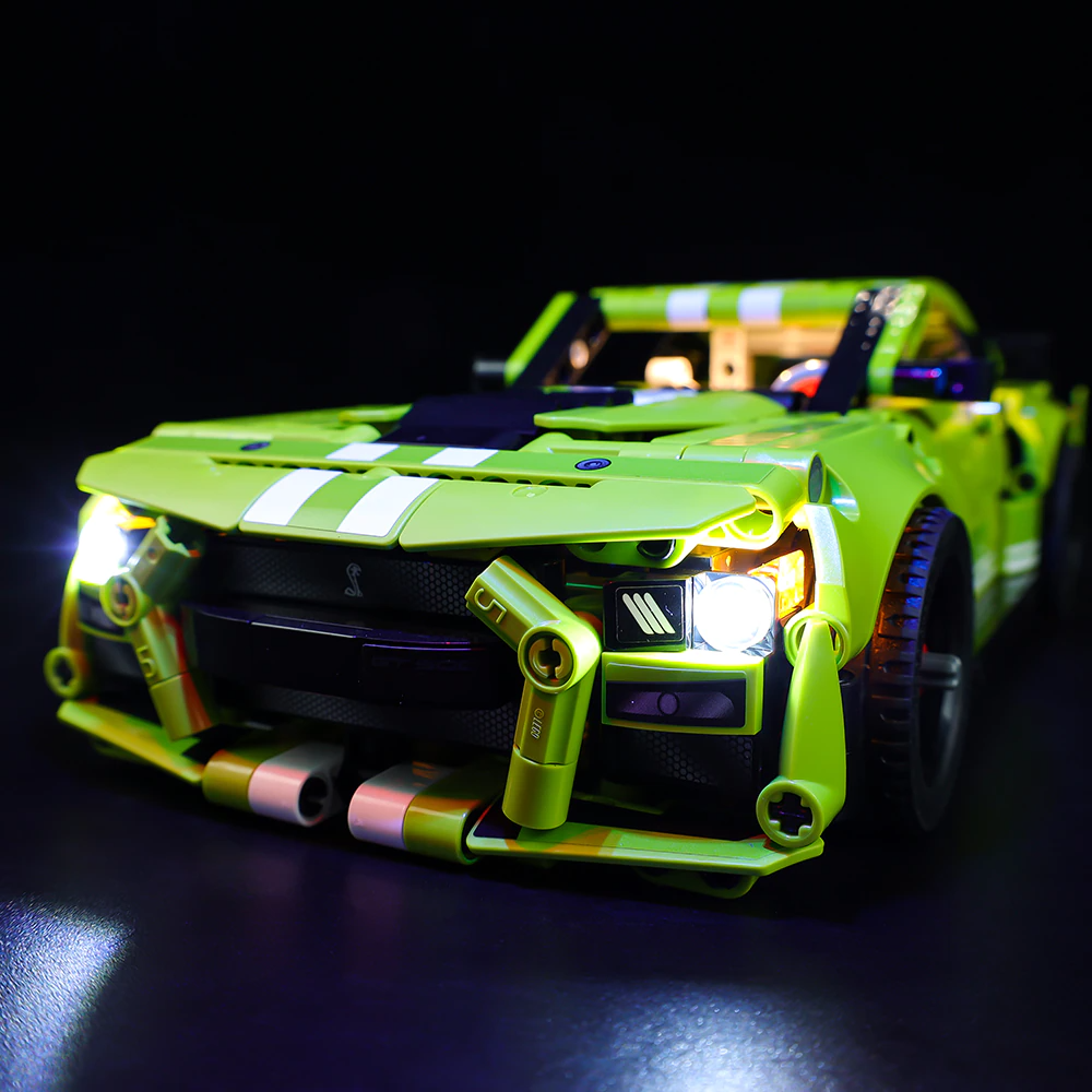 Ford Mustang Shelby GT500 42138 LED Light Kit – Building Block Lighting | Power Brickz™