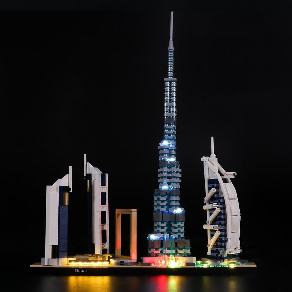 Dubai 21052 LED Light Kit – Building Block Lighting | Power Brickz™