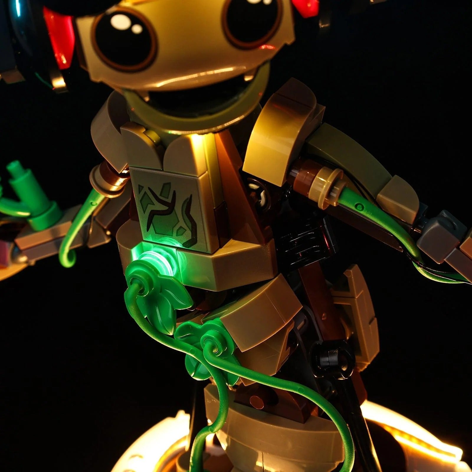 Dancing Groot 76297 LED Light Kit – Building Block Lighting | Power Brickz™