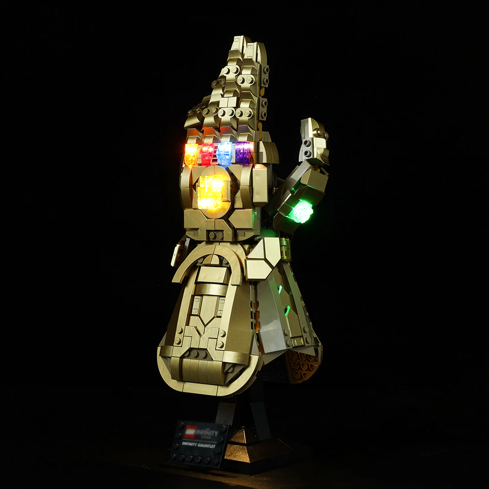 Infinity Gauntlet 76191 LED Light Kit – Building Block Lighting | Power Brickz™