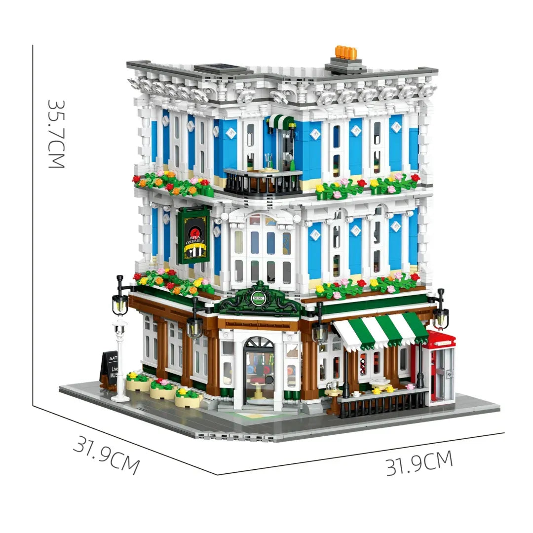 Music Club modular building blocks 1:50 scale – white background product shot – Power Brickz