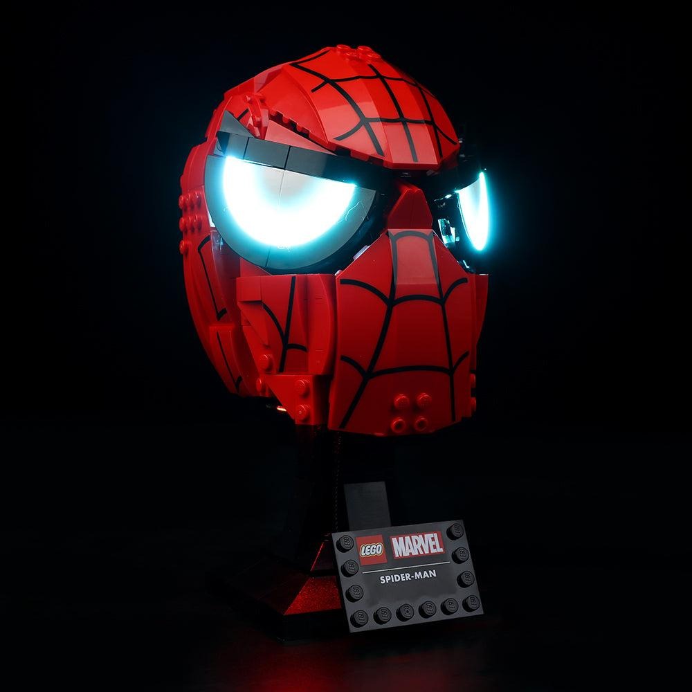 Spider-Man's Mask 76285 LED Light Kit – Building Block Lighting | Power Brickz™
