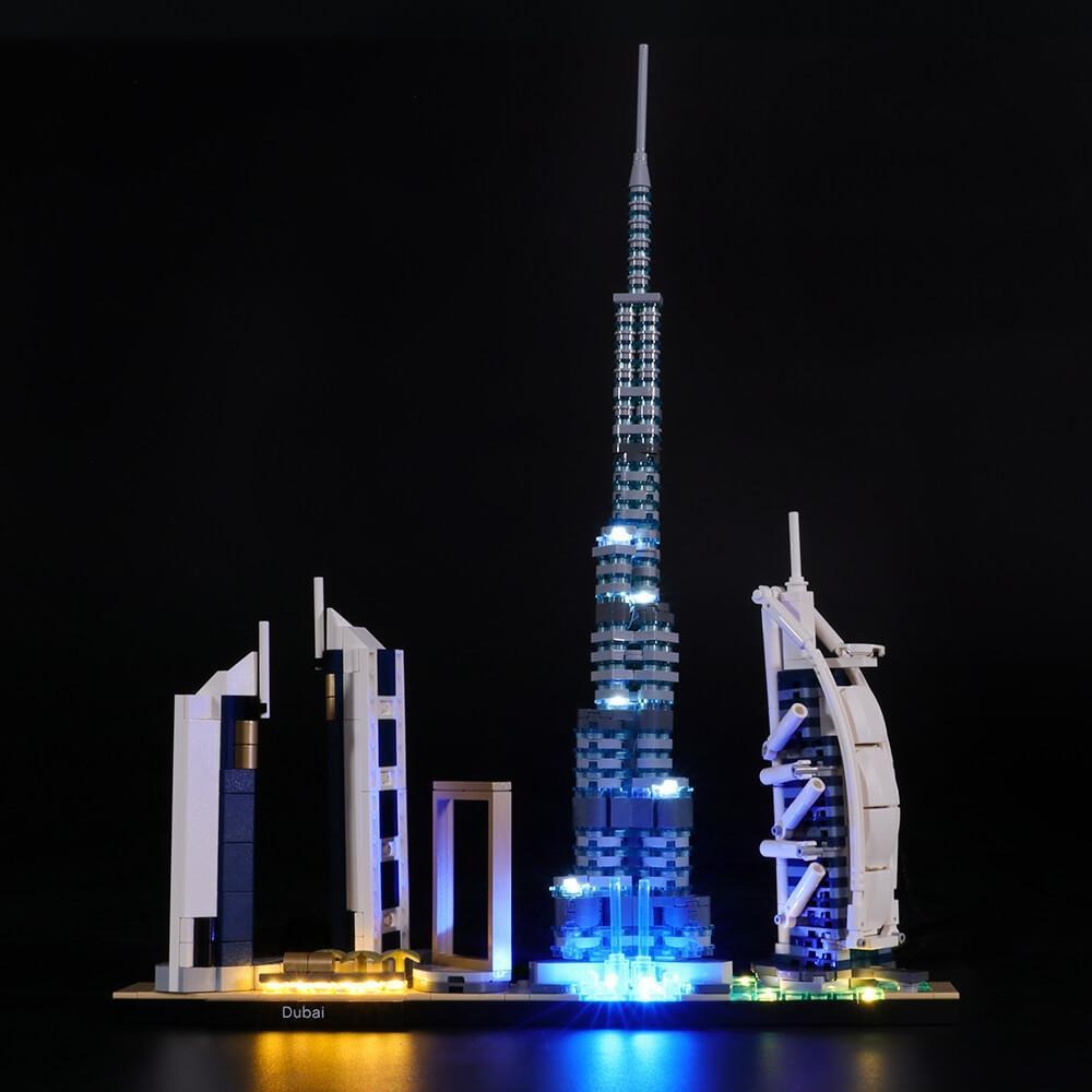 Dubai 21052 LED Light Kit – Building Block Lighting | Power Brickz™