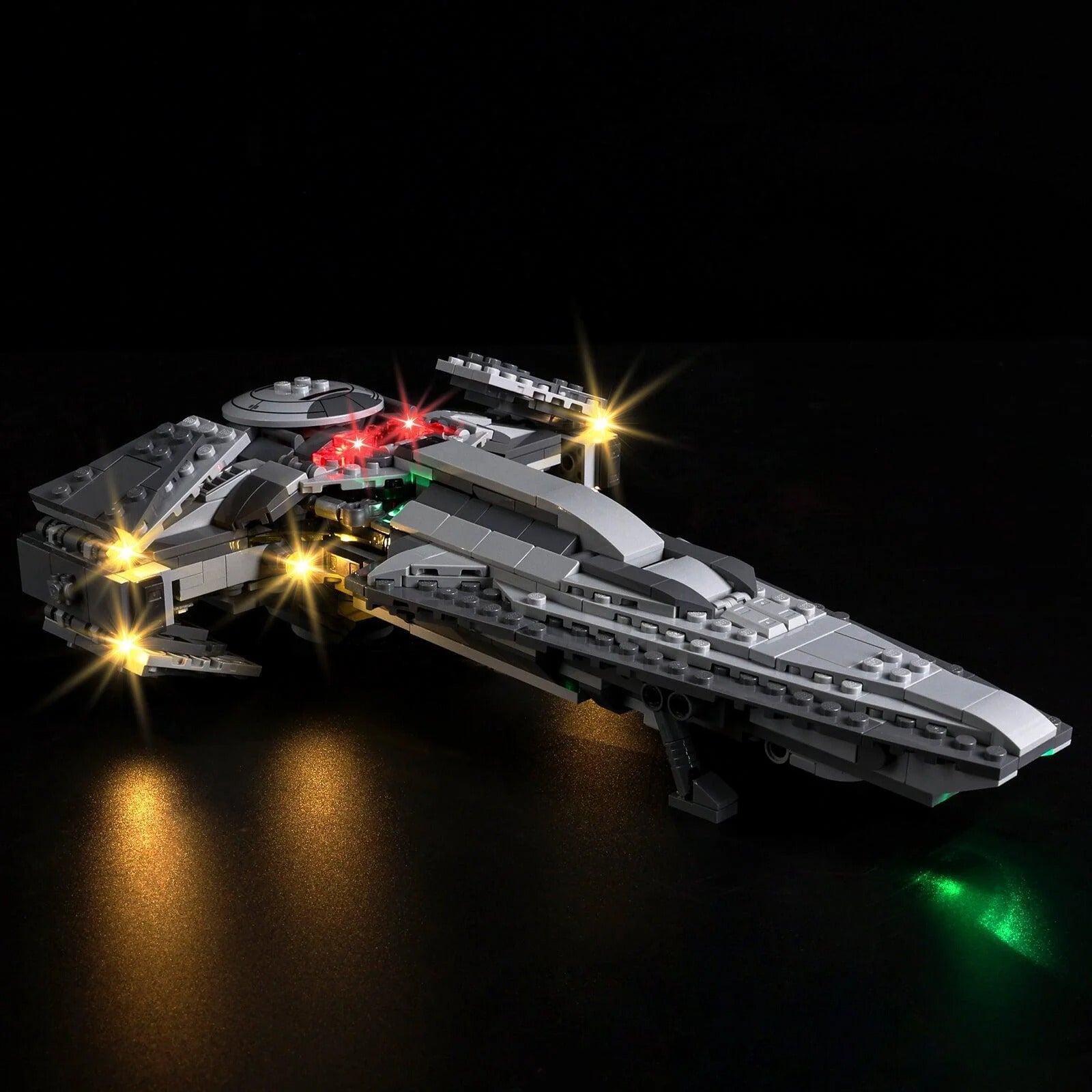 Darth Maul's Sith Infiltrator 75383 LED Light Kit – Building Block Lighting | Power Brickz™