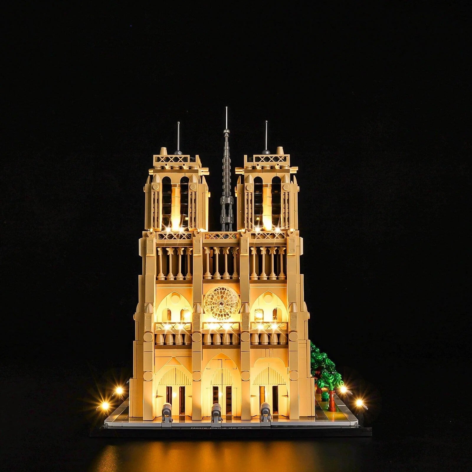 Notre-Dame De Paris 21061 LED Light Kit – Building Block Lighting | Power Brickz™