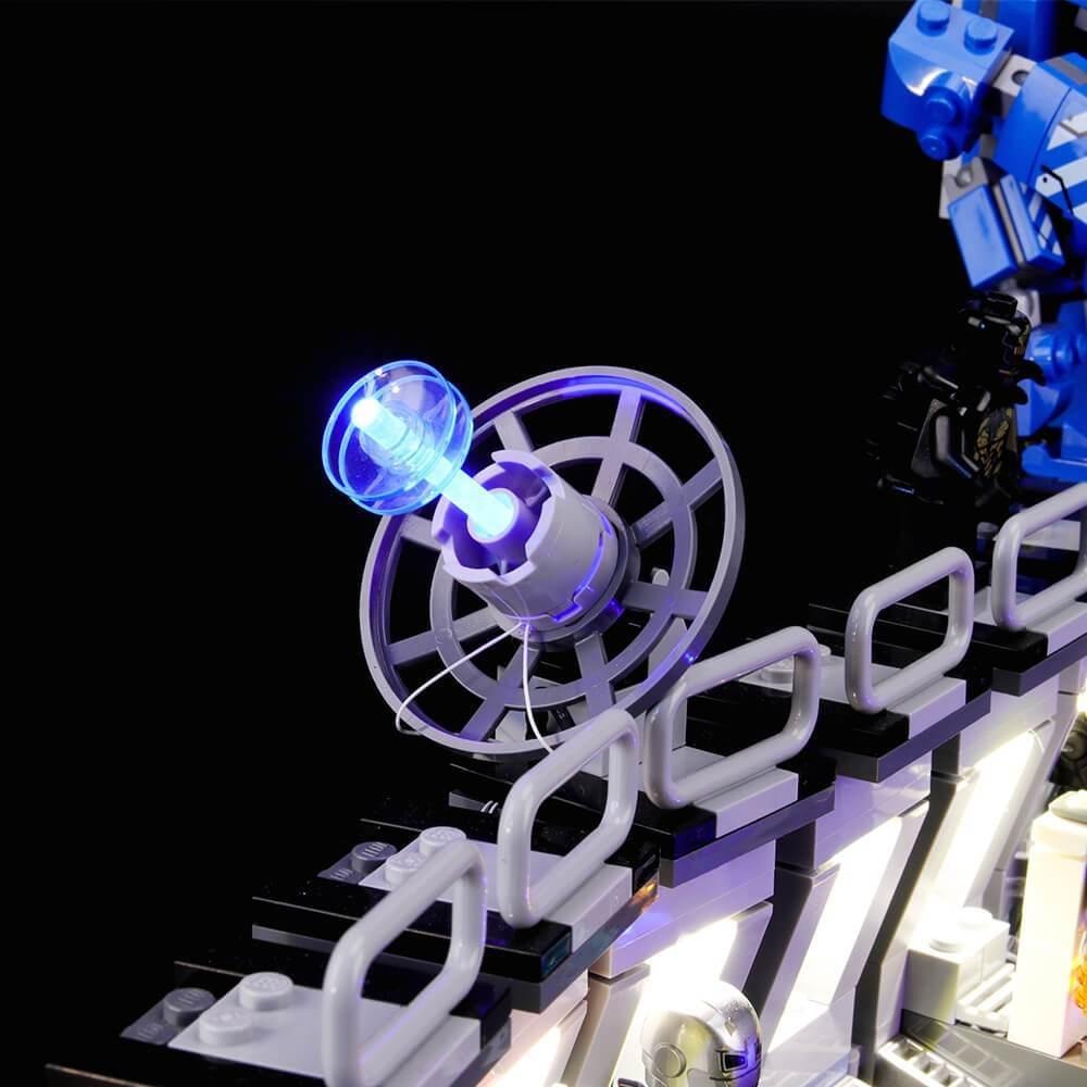 Iron Man Hall Of Armor 76125 LED Light Kit – Building Block Lighting | Power Brickz™