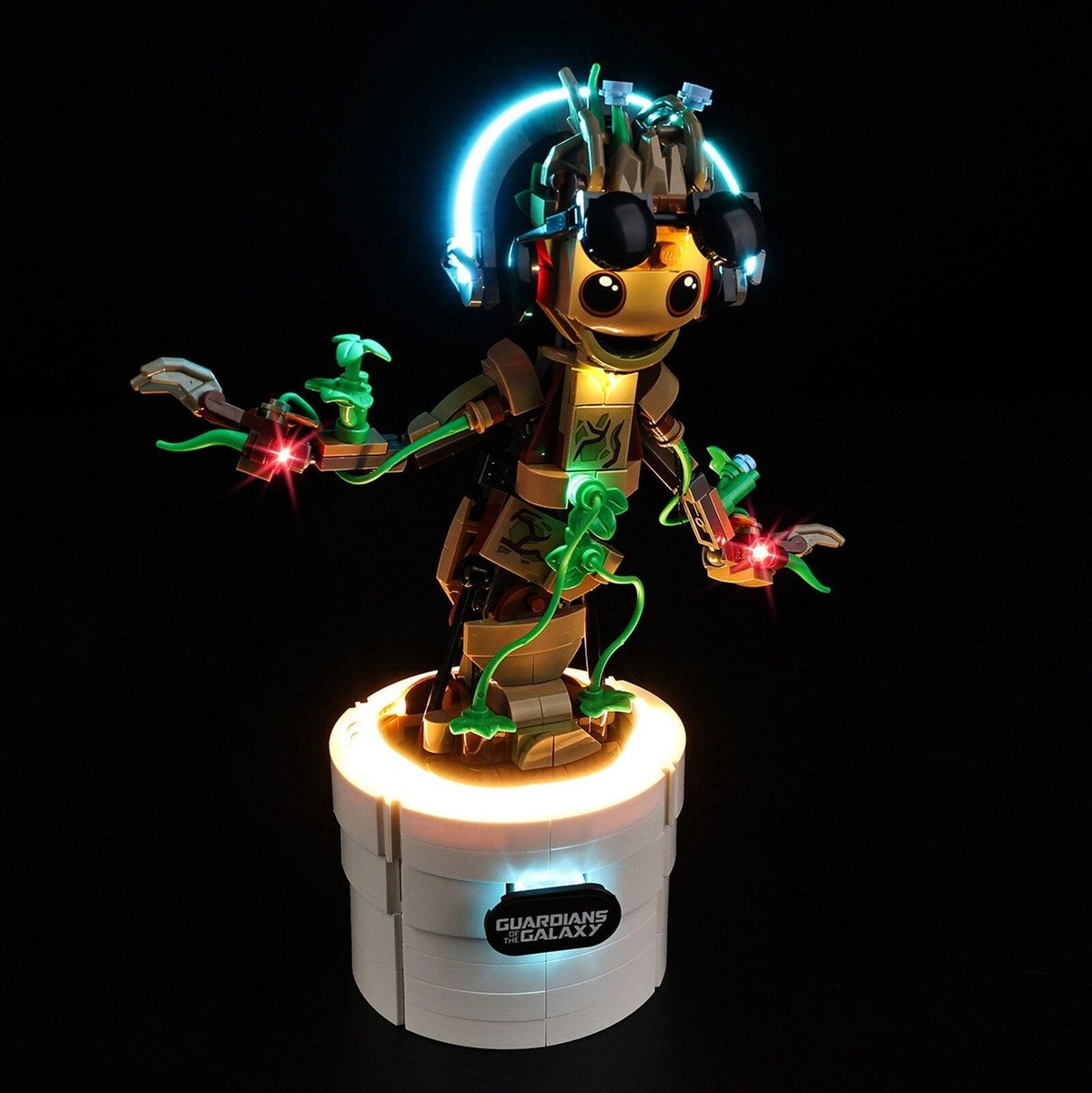 Dancing Groot 76297 LED Light Kit – Building Block Lighting | Power Brickz™