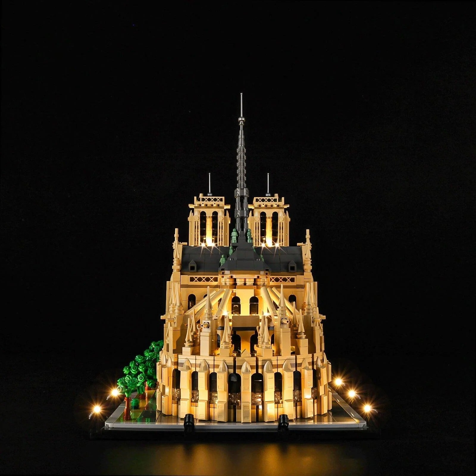 Notre-Dame De Paris 21061 LED Light Kit – Building Block Lighting | Power Brickz™