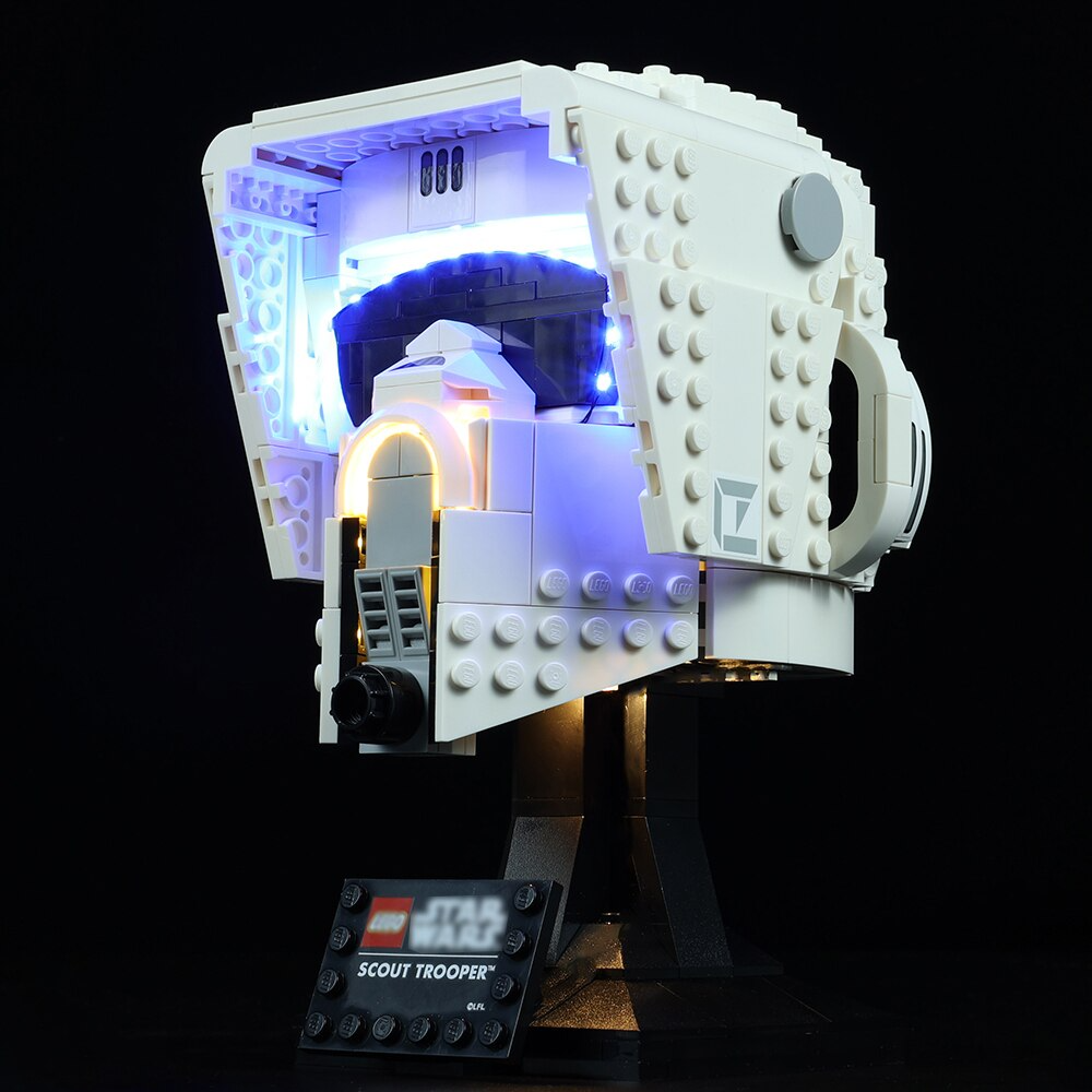 Scout Trooper Helmet 75305 LED Light Kit – Building Block Lighting | Power Brickz™