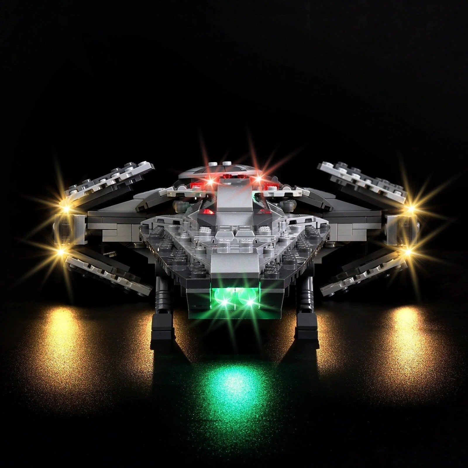 Darth Maul's Sith Infiltrator 75383 LED Light Kit – Building Block Lighting | Power Brickz™
