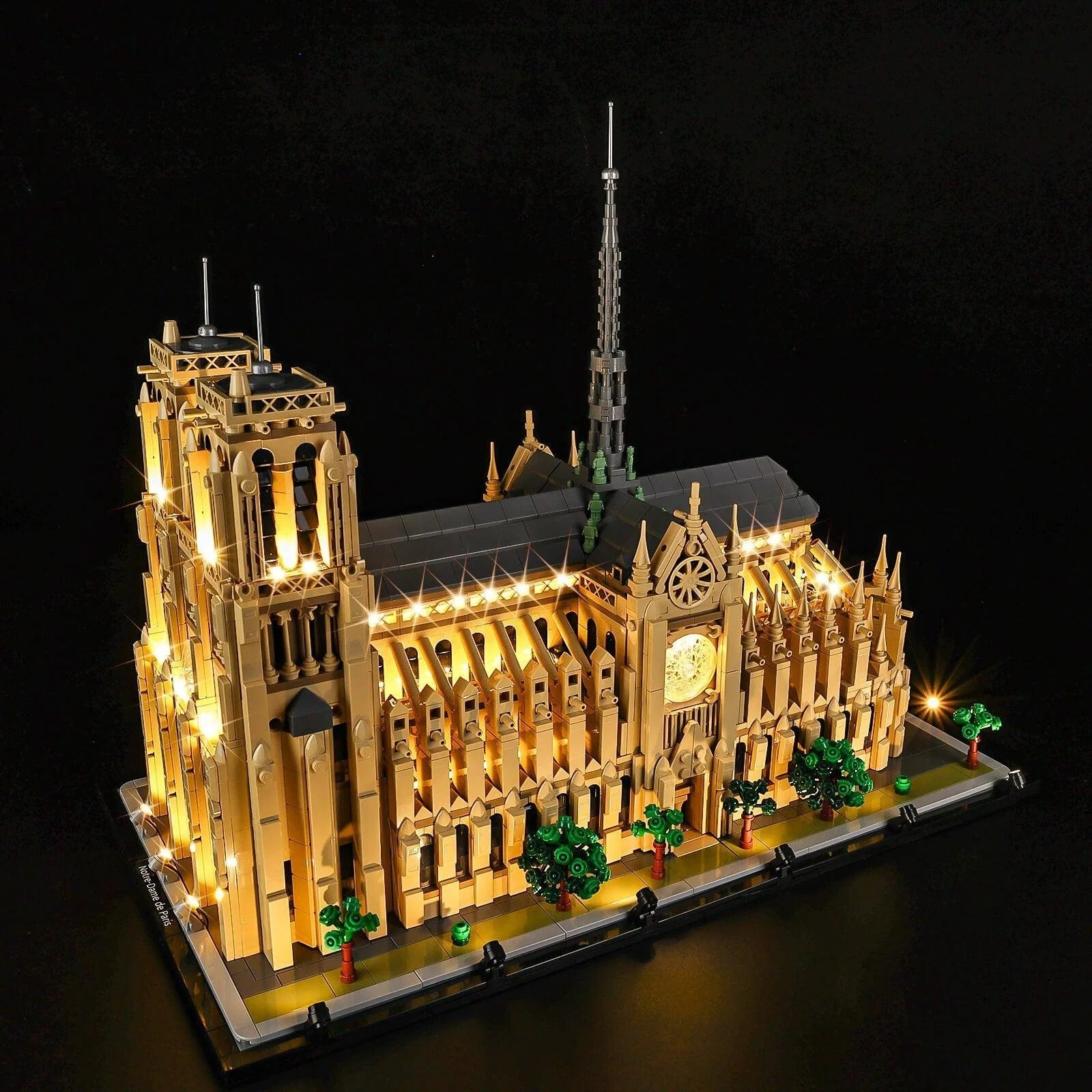 Notre-Dame De Paris 21061 LED Light Kit – Building Block Lighting | Power Brickz™