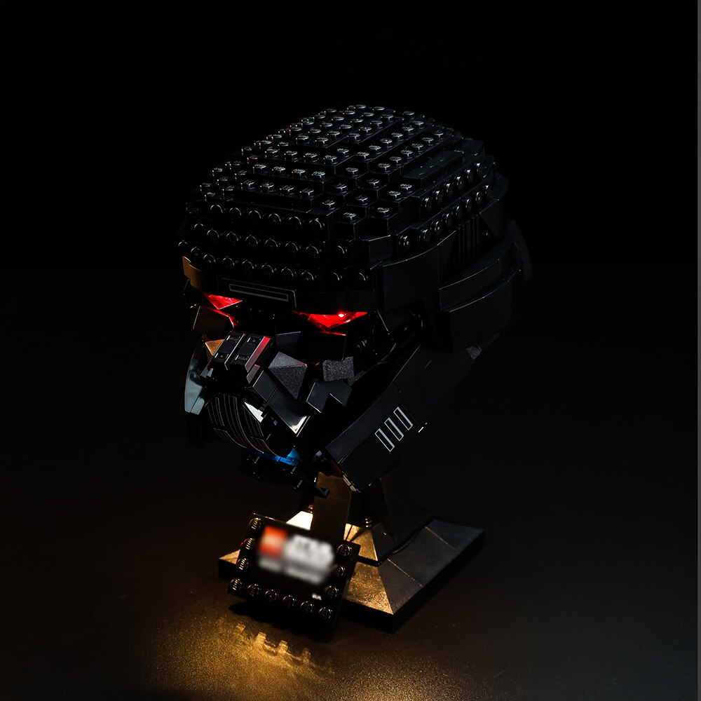 Dark Trooper Helmet 75343 LED Light Kit – Building Block Lighting | Power Brickz™