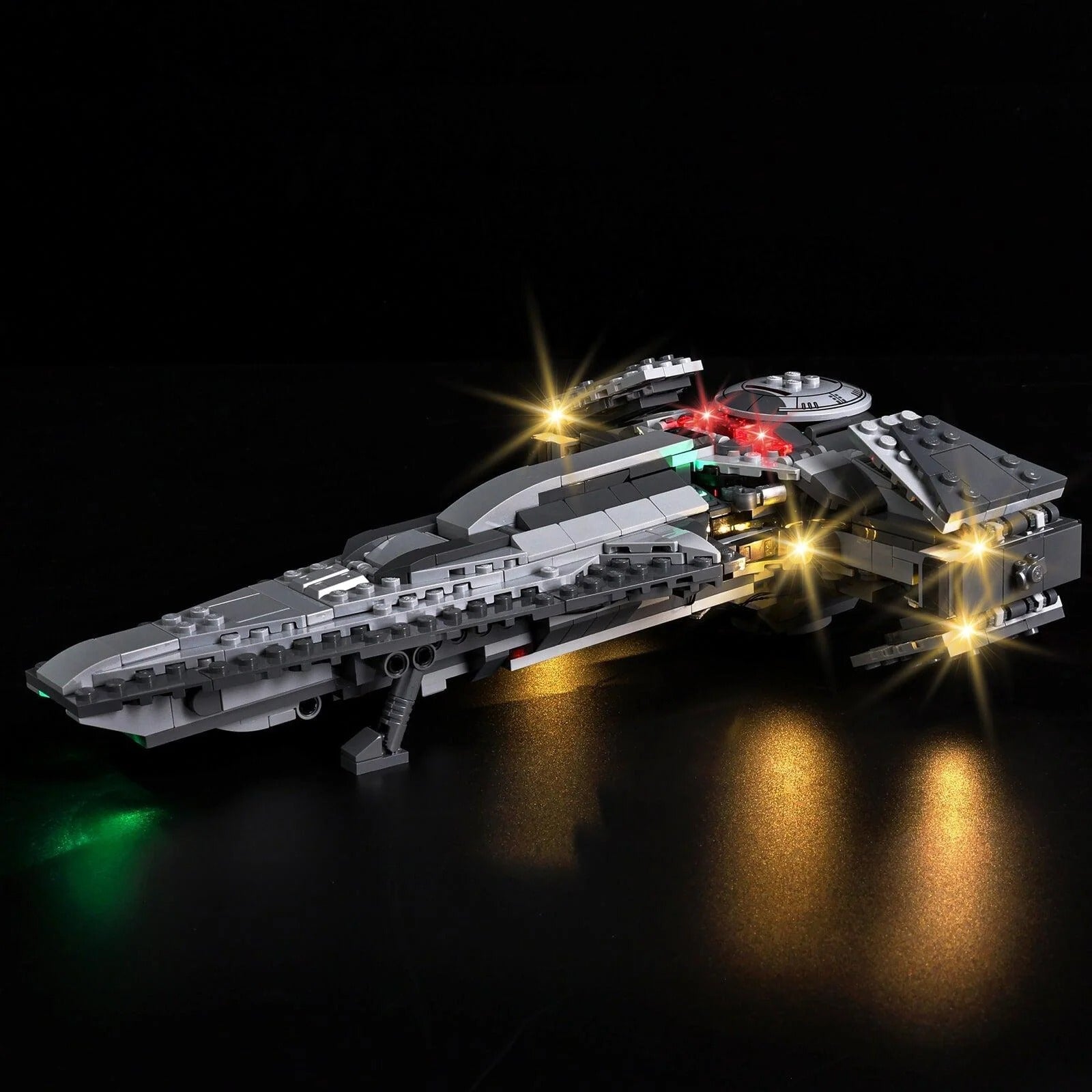 Darth Maul's Sith Infiltrator 75383 LED Light Kit – Building Block Lighting | Power Brickz™