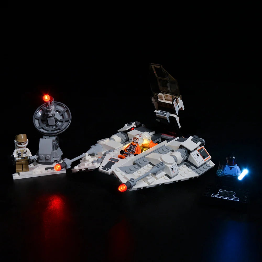 Snowspeeder 20th Anniversary Edition 75259 LED Light Kit – Building Block Lighting | Power Brickz™