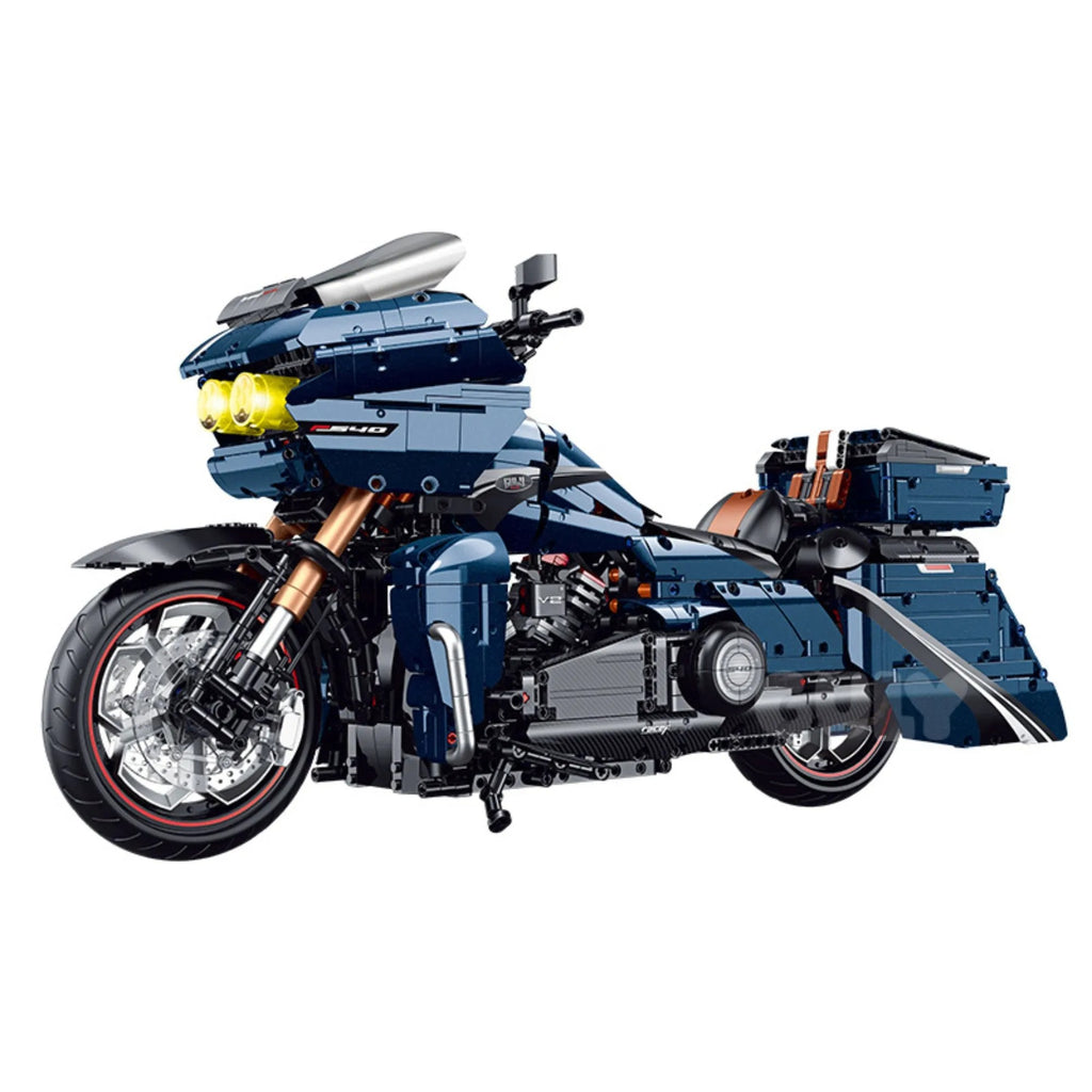 Harley Highway Road Glide Dual-Light Building Blocks Set | Guly 60540