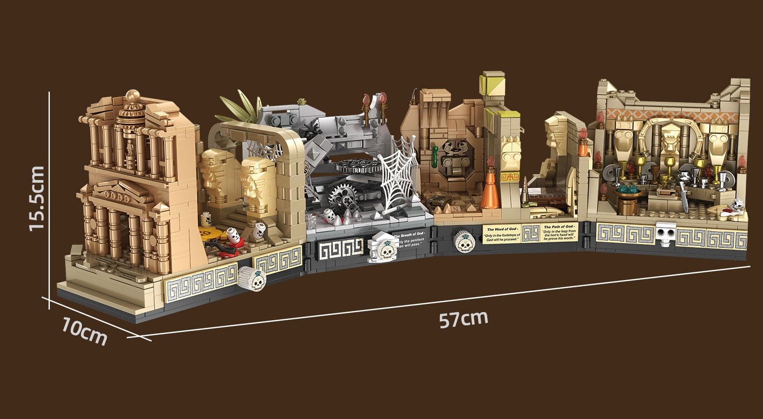 Indiana Jones The temple of the Holy Grail | 2388pcs - Power Brickz