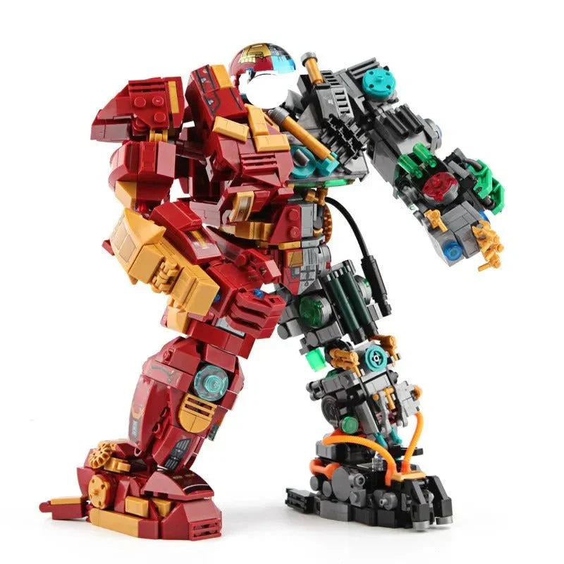 Iron Hero Avengers MK44 Hulkbuster Bricks Toy - Building Set | Power Brickz