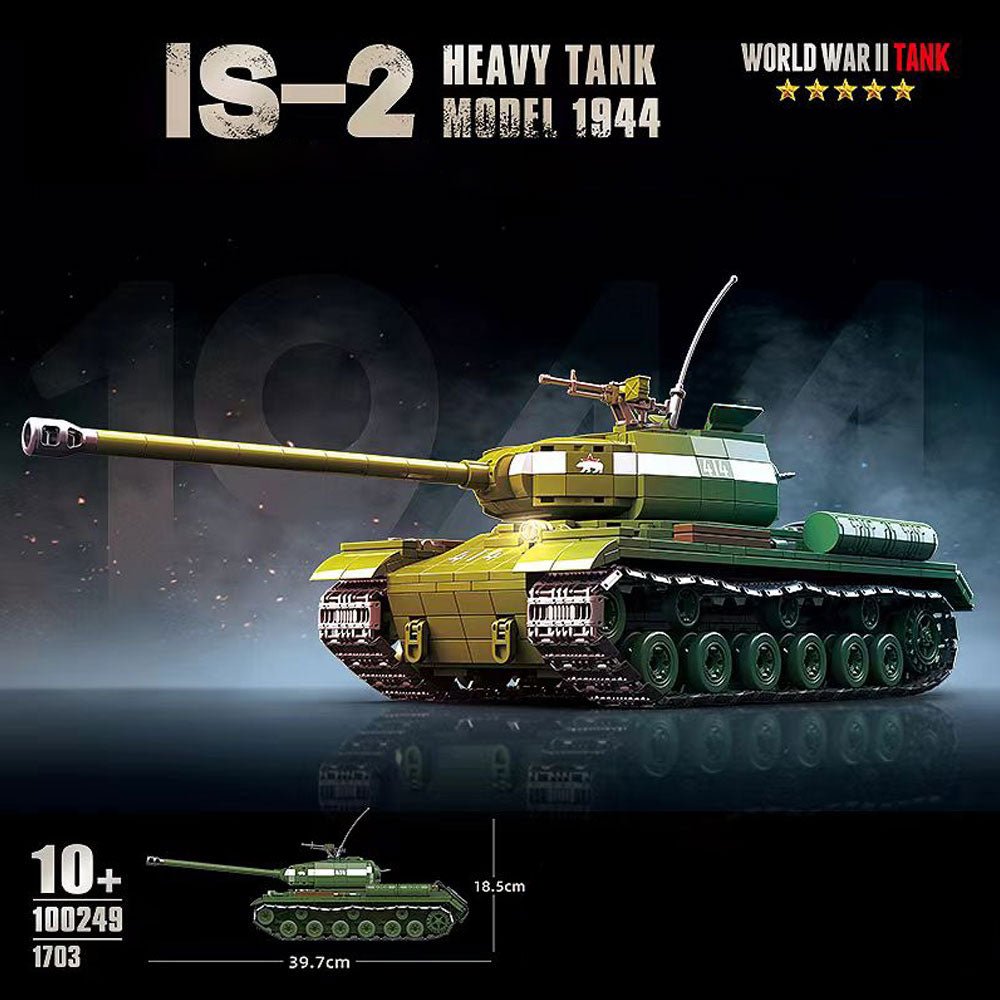 IS-2 heavy tank - Building Set | Power Brickz