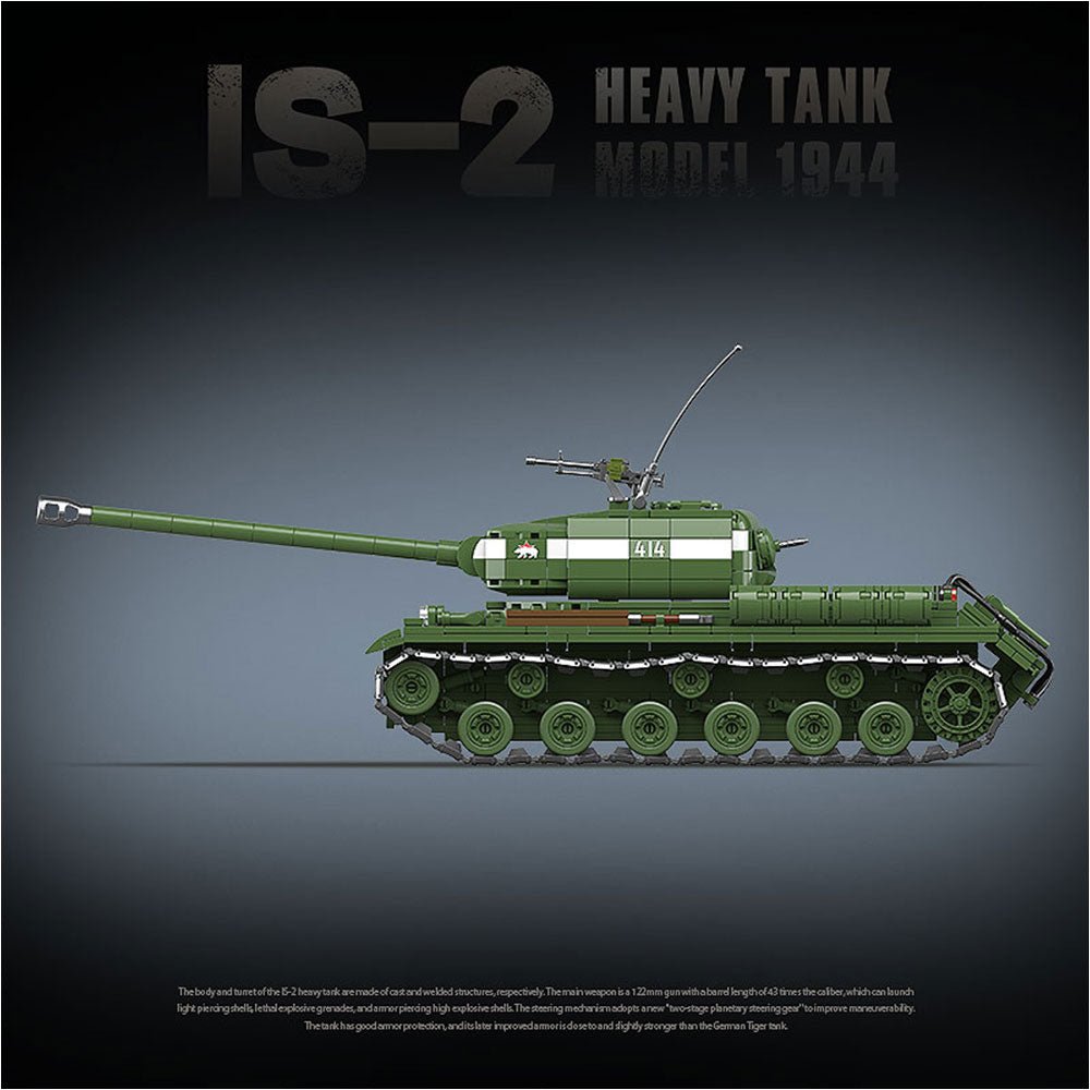 IS-2 heavy tank - Building Set | Power Brickz