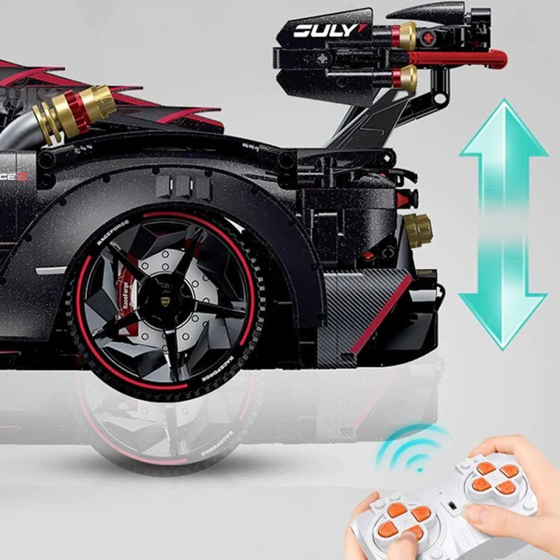 Italian VBlade Hypercar - Building Blocks Set | Power Brickz