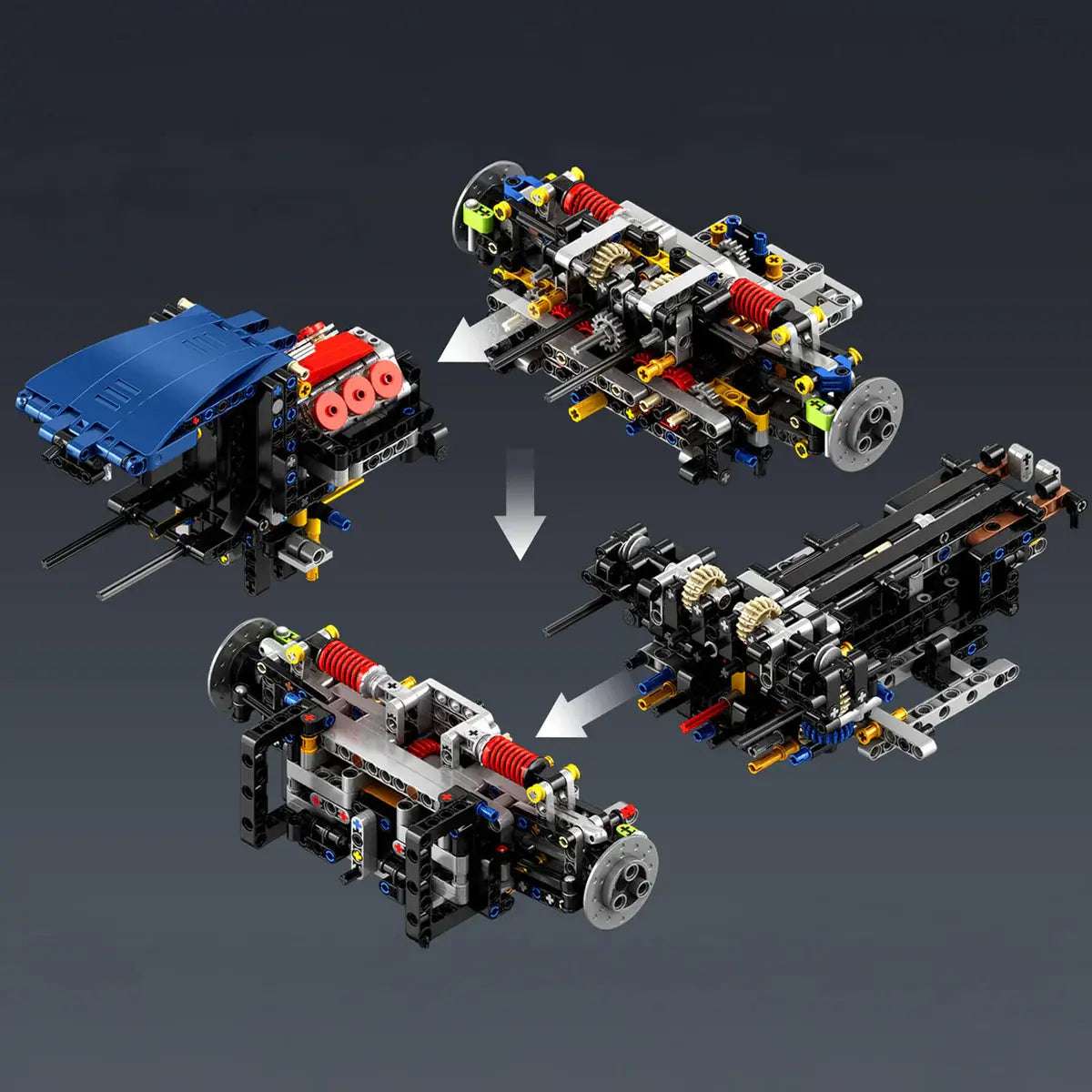 Italian F80 1200hp Supercar | Building Blocks Set – Power Brickz